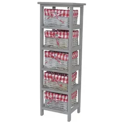Möbel Direkt Online, Regal, Hilmar (30 x 25 x 93 cm)
