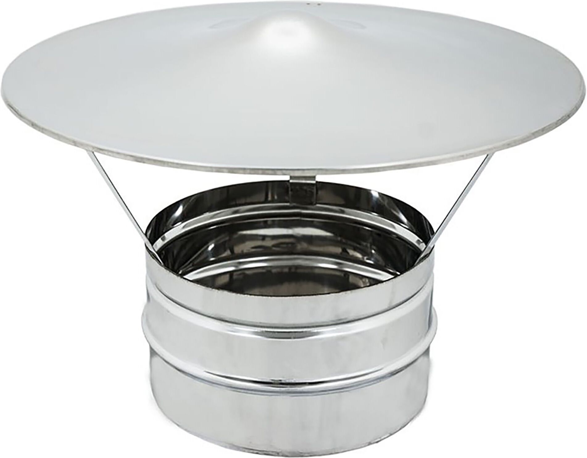 Zinco TERMINALE CINESE INOX MONOPARETE Ø 130 mm