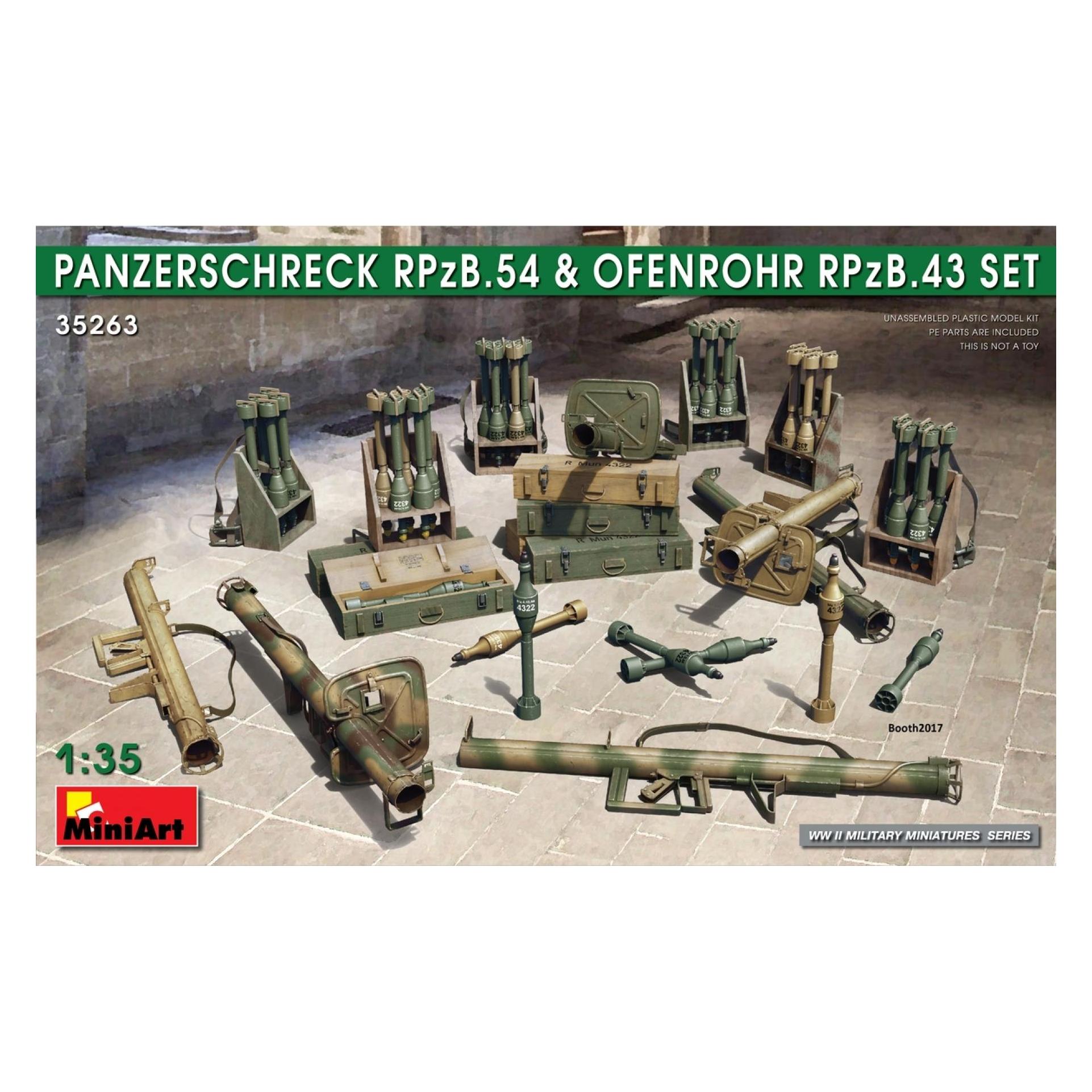 Mini art Panzerschreck RPzB.54 & Ofenrohr RPzB.43 Set (35263)