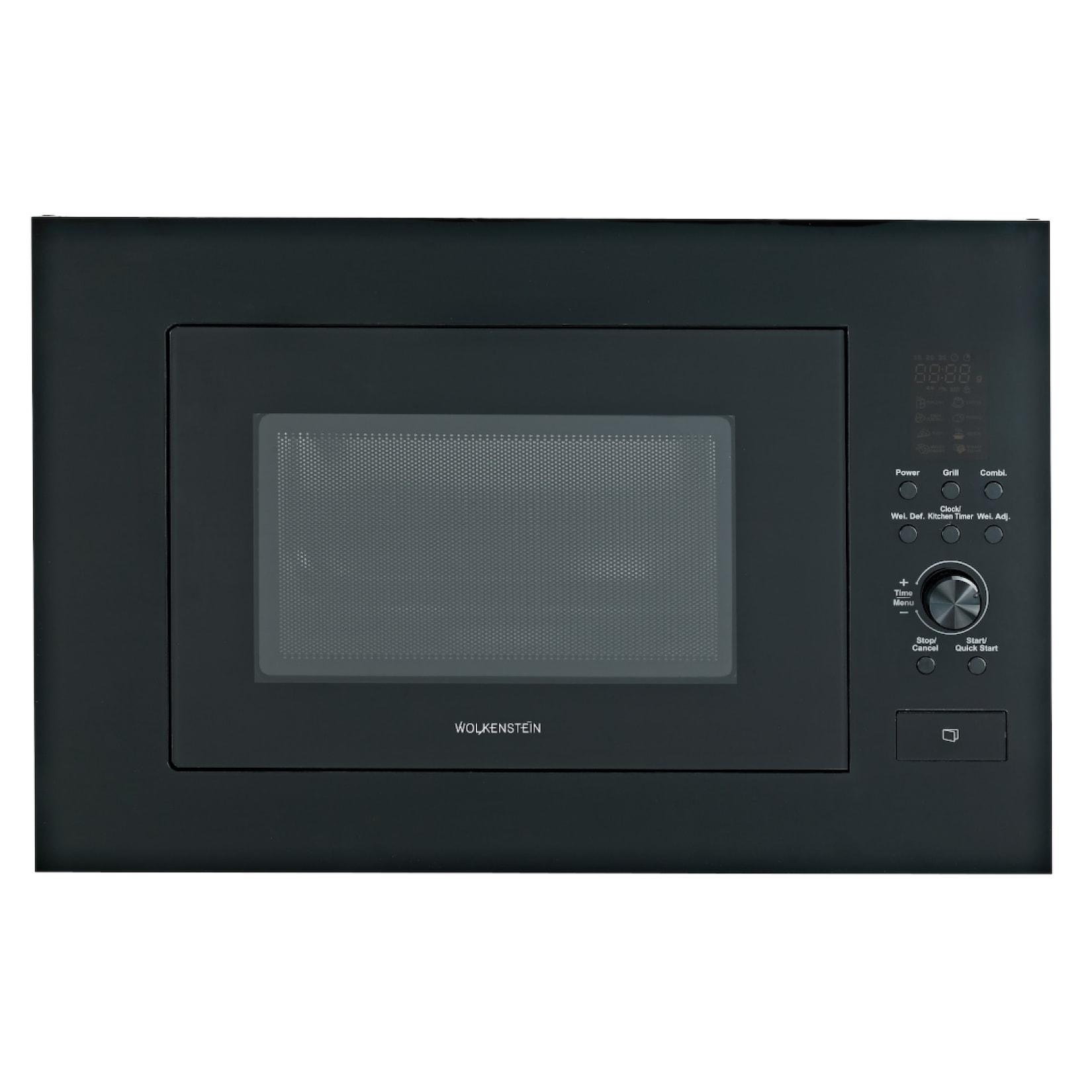 Wolkenstein Einbaumikrowelle WMW900-25GB EB - schwarz 900W Grill 1000W