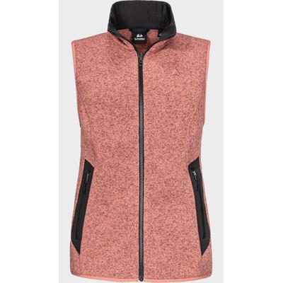 Fleeceweste SCHÖFFEL "CIRC Fleece Vt Style Yew WMN", Damen, Gr. 38, rosa (3605, rosa), Oberstoff: 100% Polyester. Oberstoff Besatz: 100% Polyester, hoch geschlossener Ausschnitt, Westen Fleeceweste