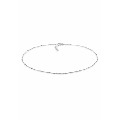 Choker ELLI "Halskette Choker Kugelkette Basic Trend 925 Silber" Gr. 36, silber, Halsketten, Damen, ohne Stein, Silber 925 (Sterlingsilber)