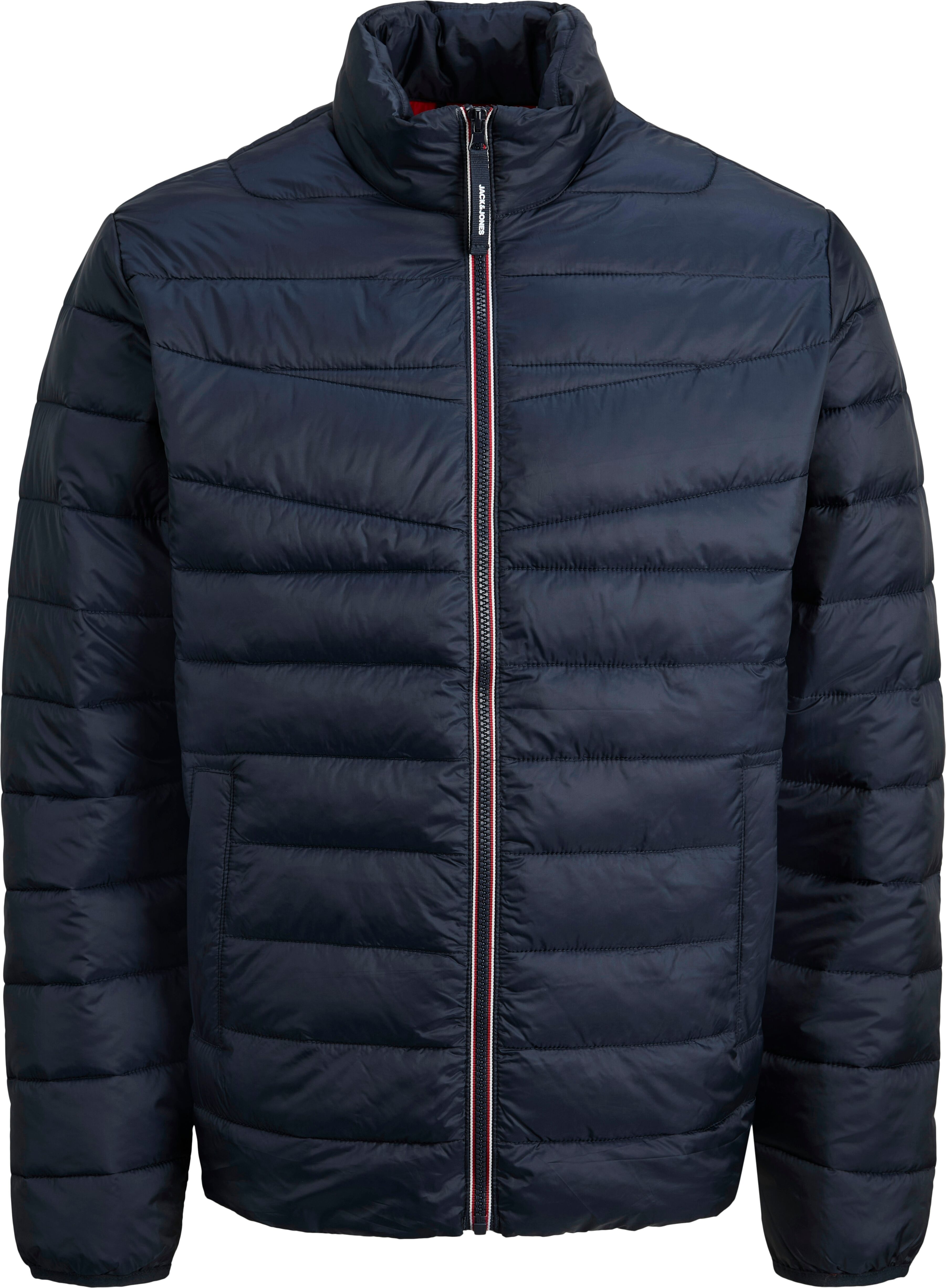 Steppjacke JACK & JONES "JJWEST LIGHT PUFFER COLLAR", Herren, Gr. S, blau (sky captain), Web, Obermaterial: 100% Nylon, unifarben, Jacken Steppjacke sky captain S