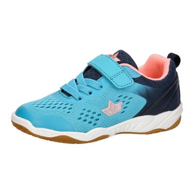 Hallenschuh LICO "Sportschuh Key VS", Mädchen, Gr. 30, Textil, blau, Synthetik, Schuhe Hallenschuh