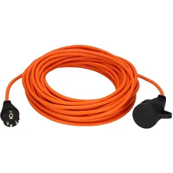 Brennenstuhl, Verlängerungskabel, 1169950 Strom Verlängerungskabel Orange 25 m Ölbeständig, UV-Best (25 m, CEE 7/3)