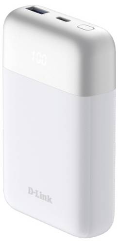 D-Link DPP-101 Powerbank 10000 mAh USB-A, USB-C Weiß