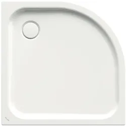 Bette viertelkreis Duschwanne „BetteCorner“ 1000 × 1000 mm ohne Oberflächenbeschichtung, ohne Oberflächenveredelung, ohne Wannenträger, in Edelweiß