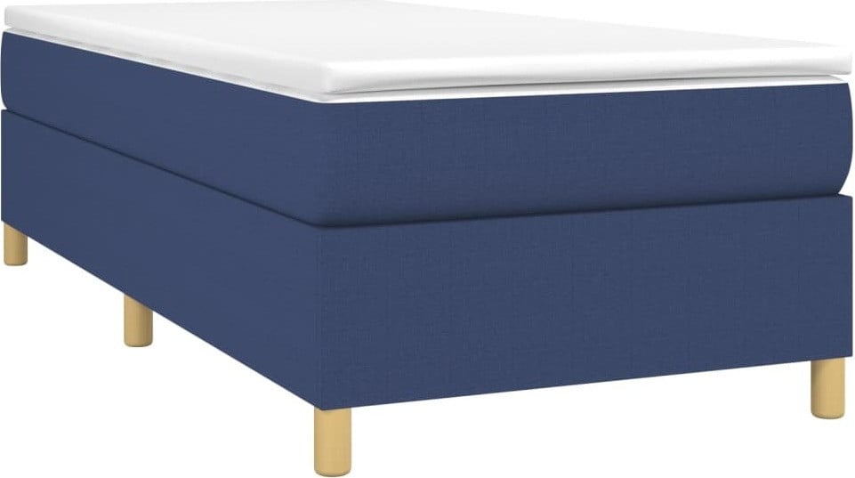 Syfax Boxspring bed blauw 90x200 cm