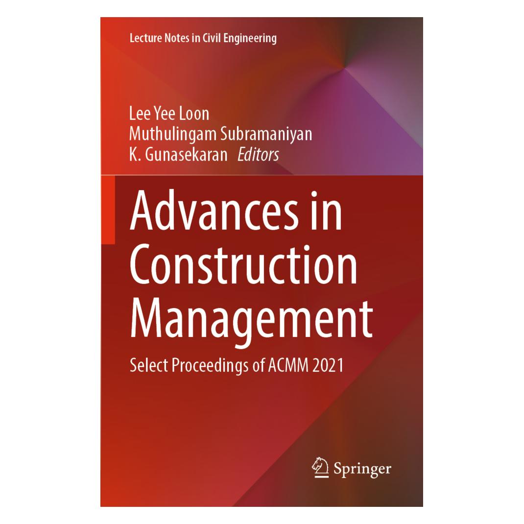 Springer Advances in Construction Management (Englisch, Softcover, K. Gunasekaran, Lee Yee Loon, Muthulingam Subramaniyan) (56919280)