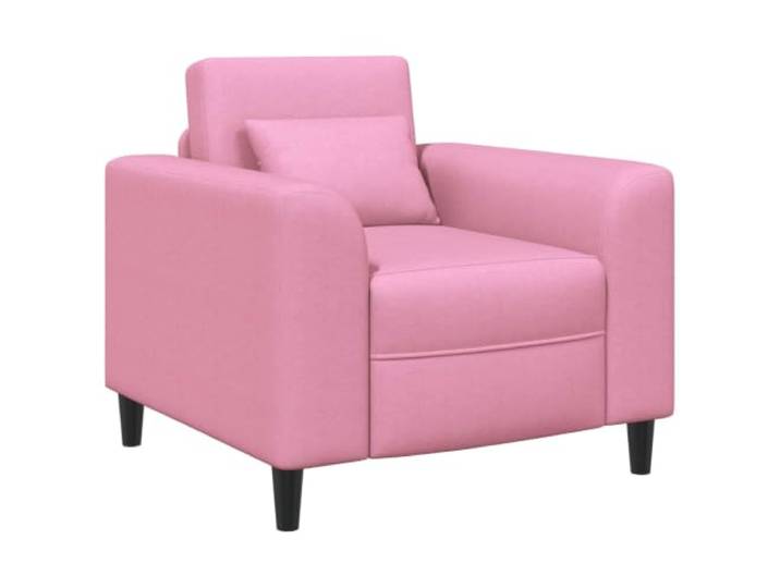 HAQWRDQSG Sessel Rosa Stoff Polstersessel Relaxsessel Wohnzimmer Ergonomischer Armlehnsessel mit weicher Schaumstoffpolsterung und Sperrholzrahmen fuer Schlafzimmer und Wohnbereich.