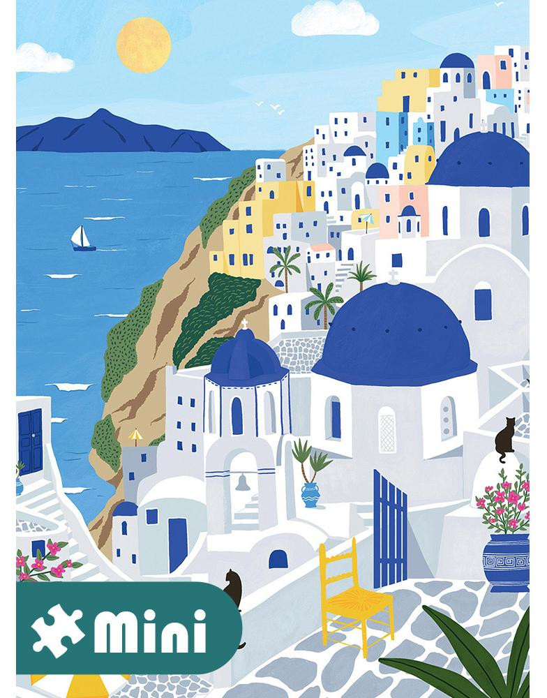Pieces & Peace Puzzel Mini Santorini, 96 stukjes