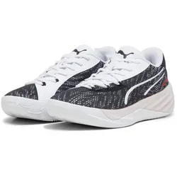 PUMA All-Pro Nitro Basketballschuhe 02 - PUMA black/PUMA white/lime squeeze 42