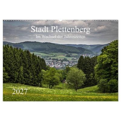 Stadt Plettenberg (Wandkalender 2027 DIN A2 quer), CALVENDO Monatskalender
