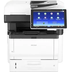Ricoh IM 350FSE A4 mono Laser MFP (Laser, Schwarz-Weiss), Drucker, Grau, Schwarz