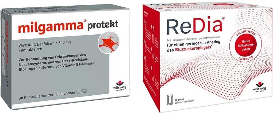 Wörwag milgamma protekt (30 Stk.) + Redia (30 Stk.) 1Set