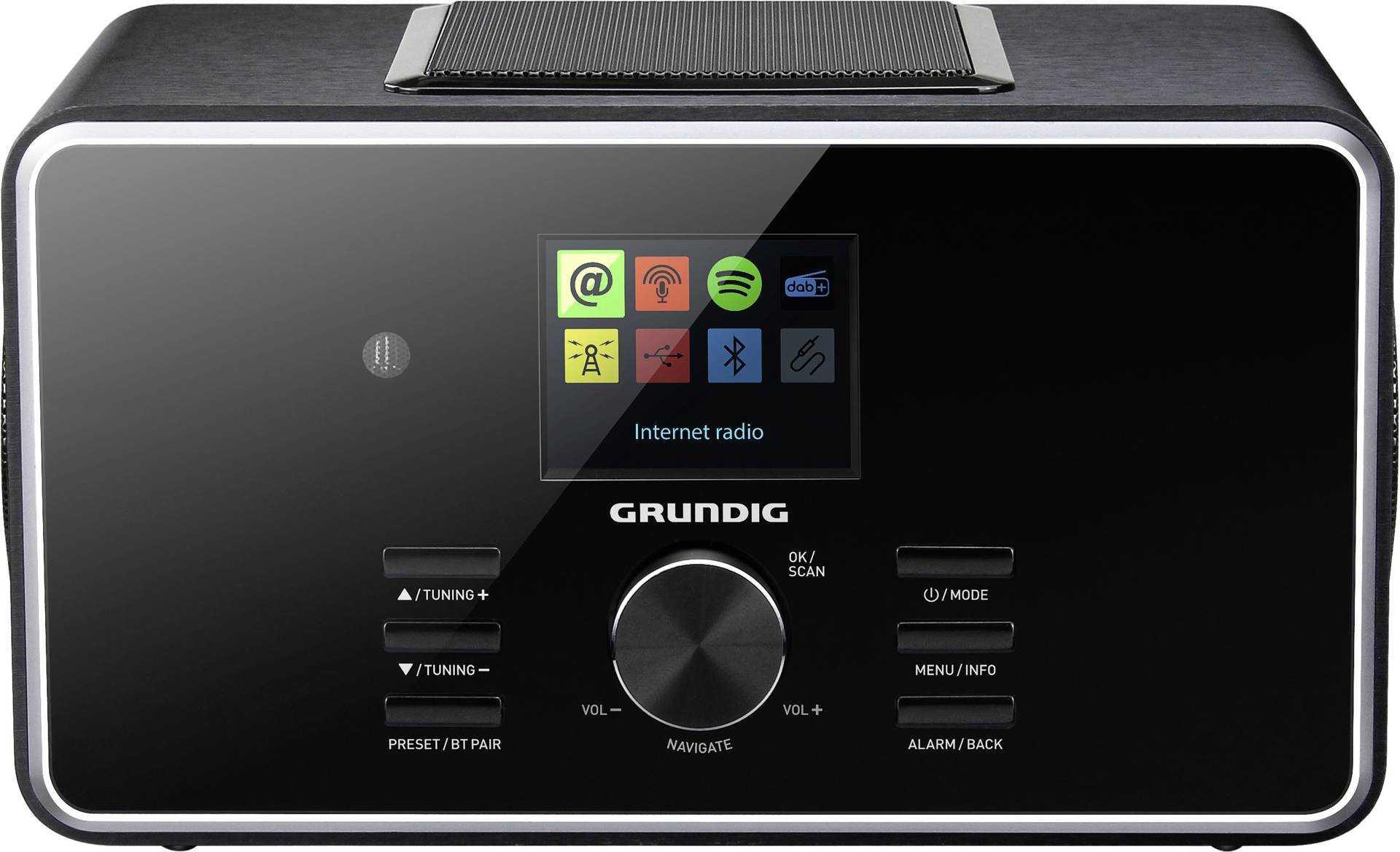 Grundig 2.1 Kompaktanlage Internet / DAB+ DTR 6000 X BT DAB+, schwarz