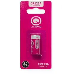 Q-Nomic Power CR123A 3V Lithium Batterie (1 Stück)