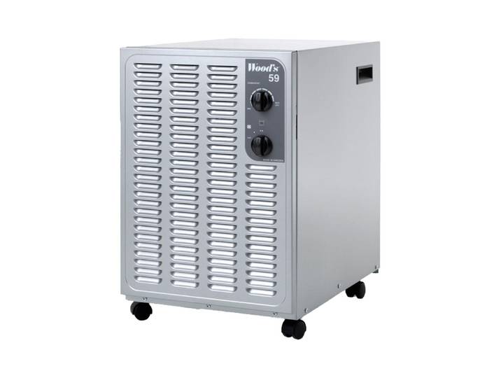 Woods SW59-FM Luftentfeuchter Silber
