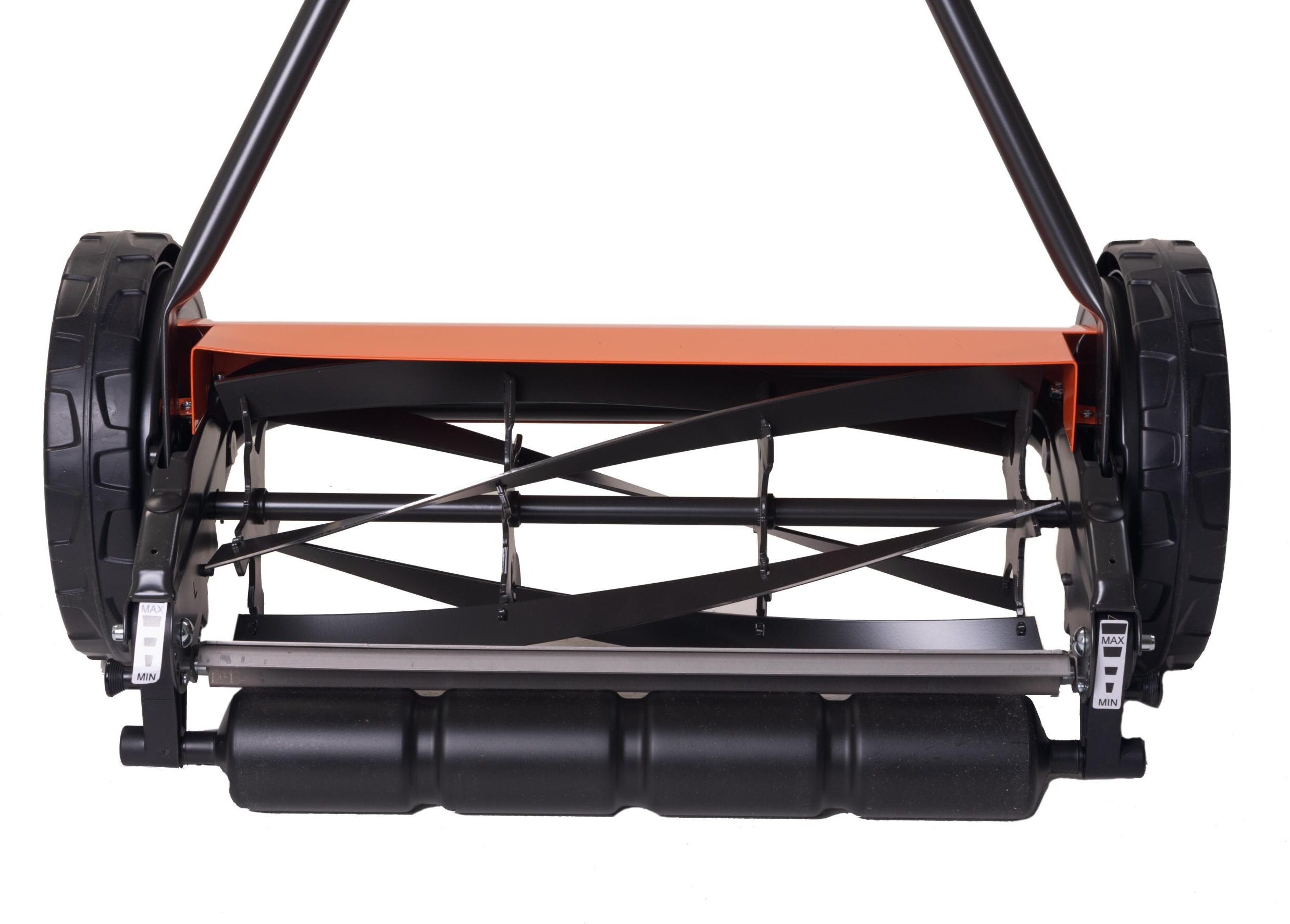 Spindelmäher HUSQVARNA "540", orange (bunt), Rasenmäher, Spindelmäher, rollt sehr leicht und geräuscharm, Schnitthöhe 12 - 38mm bunt Einheitsgröße