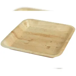 emissimo Teller aus Palmblättern, quadratisch - Maße: 23 x 23 cm  -  200 Stück