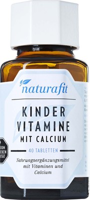 NaturaFit GmbH NATURAFIT Kindervitamine m.Calcium Lutschtabletten 80 g 00626811
