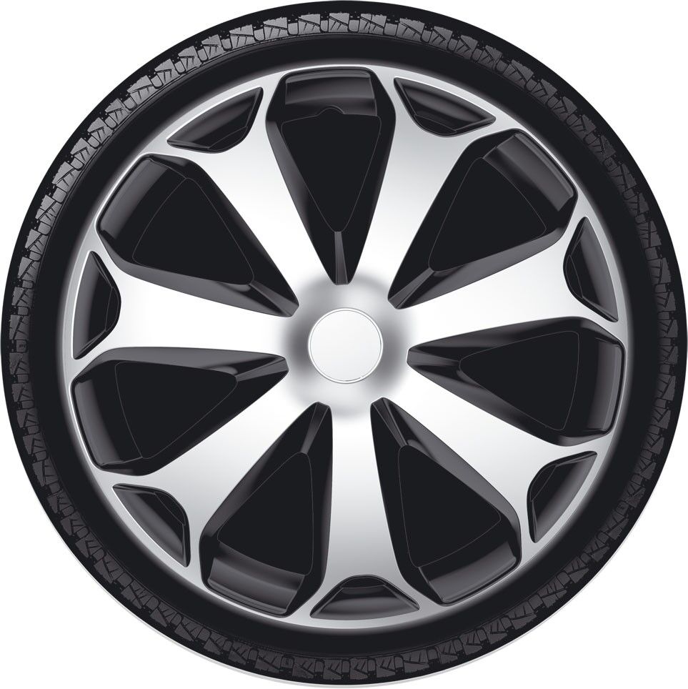 ARGO 14 MEGA SILVER BLACK Wheel covers
