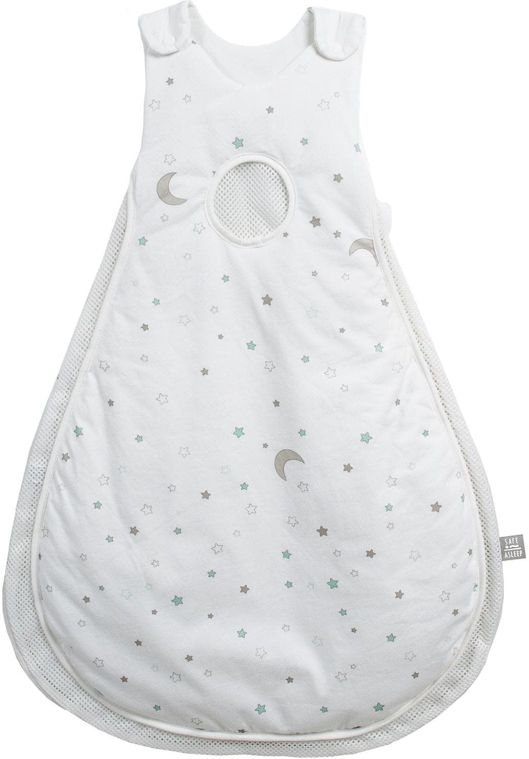 Babyschlafsack ROBA "Sternenzauber", Baby, Gr. L: 68cm, weiss (weiß), Obermaterial: 100% Baumwolle, Schlafsäcke Babyschlafsack weiß L: 68cm