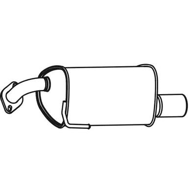 VEGAZ Endschalldämpfer SUBARU SAS-64 44300AG040,44300AG060,44300AG661 Endtopf,Auspuff Endtopf,Nachschalldämpfer,ESD 44300AG960
