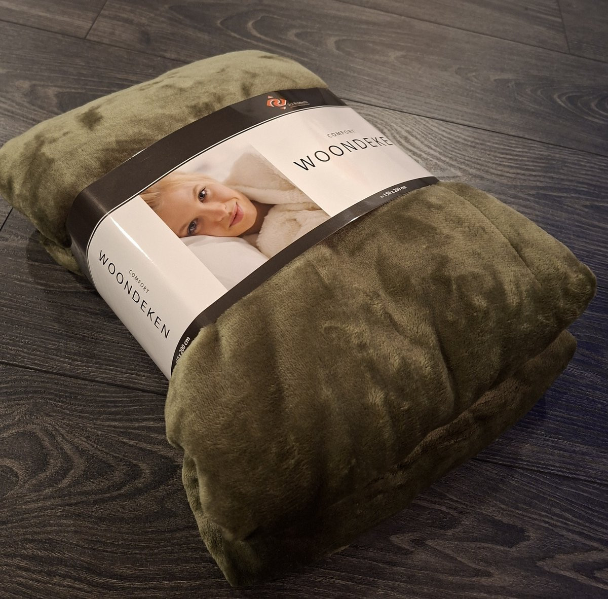 J-J Products Woondeken Plaid Olijf Groen voor volwassenen