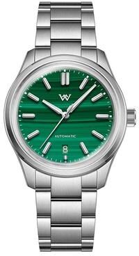 Inspire Select Welly Merck WM225 Gemstone Series Automatic NH35 Men's Watch With Sapphire Crystal 328 Ft Water Resistant malachite