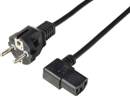 Renkforce Strom Anschlusskabel 2.00m Schwarz