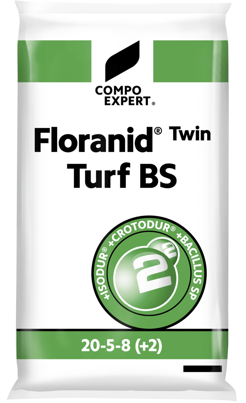 Compo Expert Floranid Twin Turf 25kg - NPK 20-5-8 + 2MgO