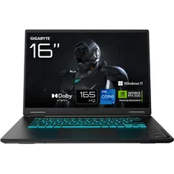 GIGABYTE GAMING A16 CWHI3DEC94SH - 16" QHD+ 165 Hz Display, Intel Core i7-13620H, 16GB RAM, 1TB SSD, NVIDIA GeForce RTX 5070, Windows 11 Home