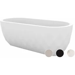 Vondom »VASO« Jardinera Outdoor Pflanzengefäß 130x55 cm / Ecru / Basic Matt