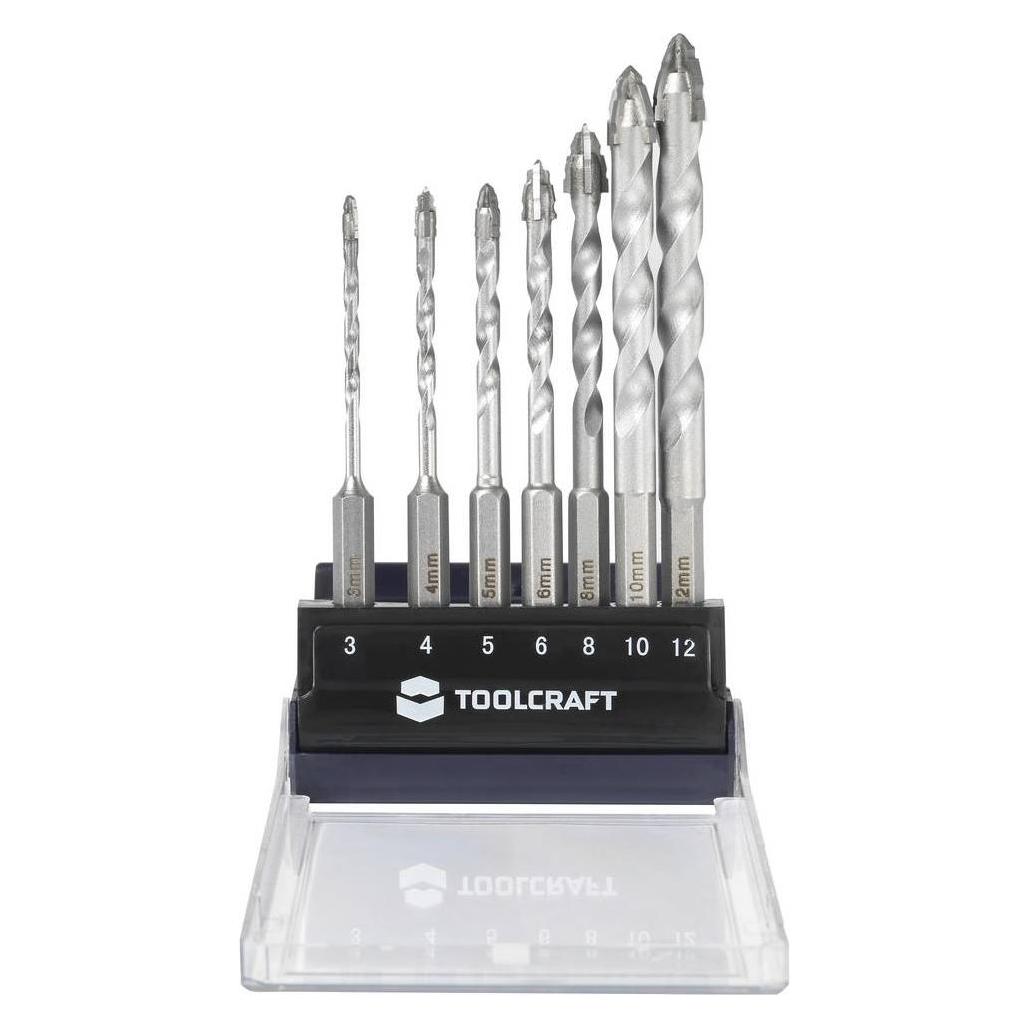 Toolcraft TO-10312161 Hartmetall, Stahl Bohrer- und Bit-Sortiment 3 mm, 4 mm, 5 (TO-10312161)