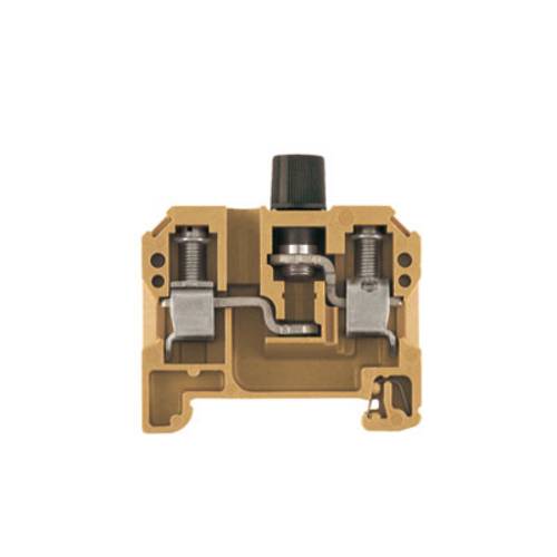 Weidmüller 0501620000 Sicherungsreihenklemme Schrauben Mittelgelb 20St.