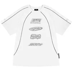 Skinarma T-shirt Delta M white (Kopfhörer Hülle), Kopfhörertasche + Schutzhülle, Weiss