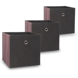 FALTBOX Oslo Braun 3er-Set
