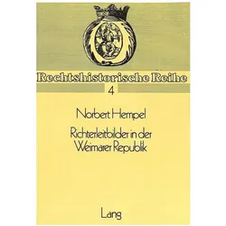 Richterleitbilder in der Weimarer Republik, Fachbücher