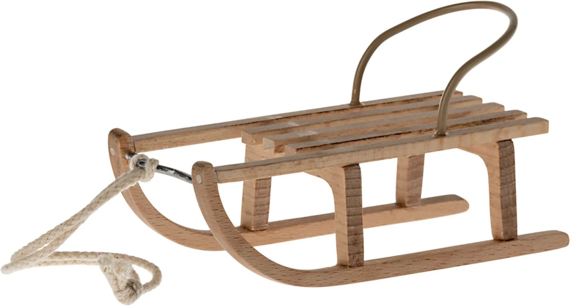 Maileg Luge en bois Naturel taille unique