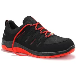 Elten, Sicherheitsschuhe, Sicherheits-Halbschuh ESD S3 MADDOX W black-red Low, Gr.47 (S3, 47)