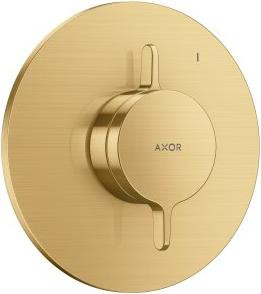 Axor One inbouw mengkraan met 1 aansluiting, geborsteld goudkleur