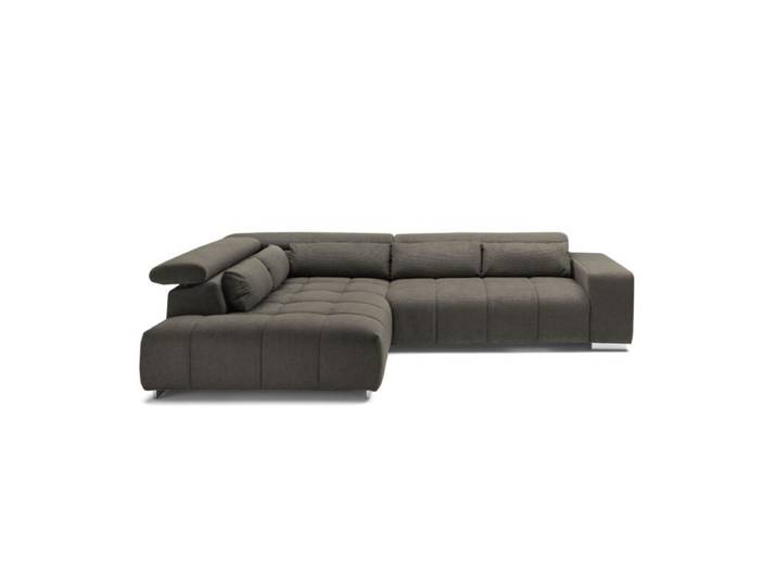 Trendstore Christel Ecksofa wahlweise mit Hocker - Chenille Bost