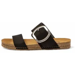 Art für Damen. 101751101003_001 Ledersandalen 0175 Creta schwarz (36), Wohnung, Schnalle, Lässig
