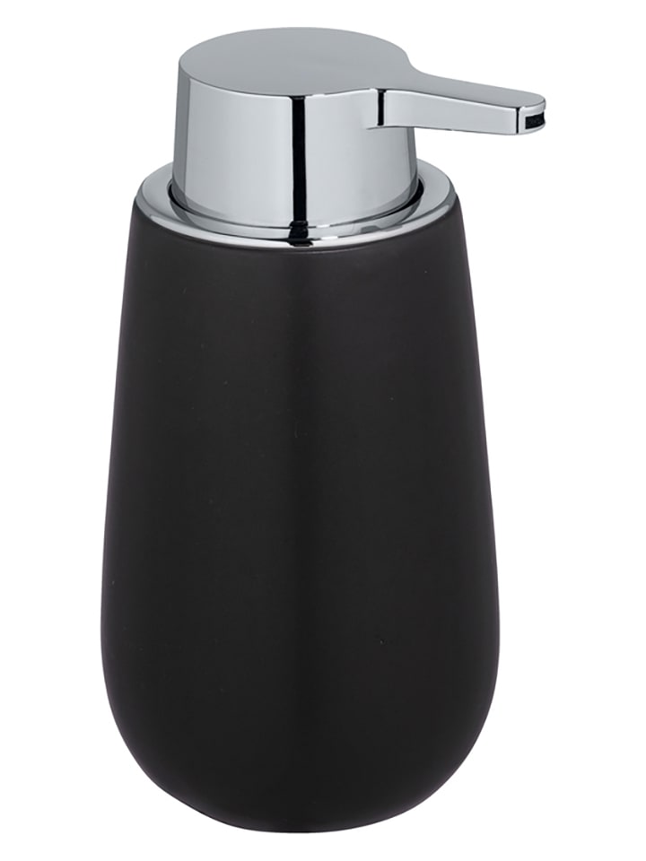 Wenko Seifenspender "Badi" in Schwarz - 320 ml - onesize