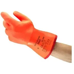 Ansell, Schutzhandschuhe, ActivArmr Orange Cotton Work Gloves, Size 10, Polyvinyl Chloride Coating (10)