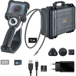 Laserliner Endoskop-Kamera 082.235A, VideoInspector 3DX, LED, 1m Kabel, IP68, Display 640 x 480 Pixel, beweglicher Kopf Ø9mm