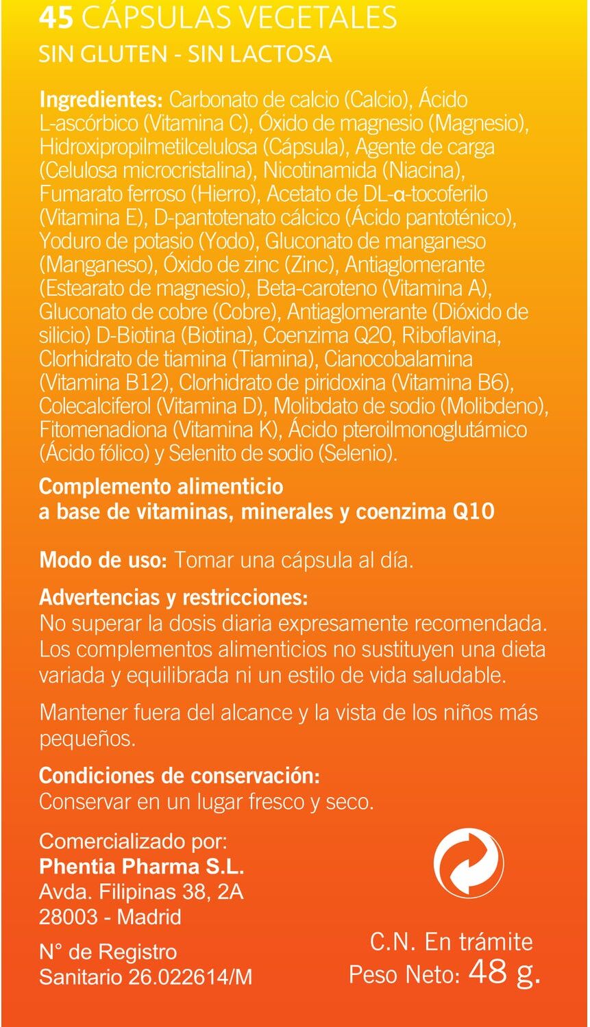 ONEVIT Vitalidad Multivitaminas 45caps