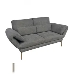 KAWOLA Funktionssofa HOLLY 2-Sitzer Stoff anthrazit