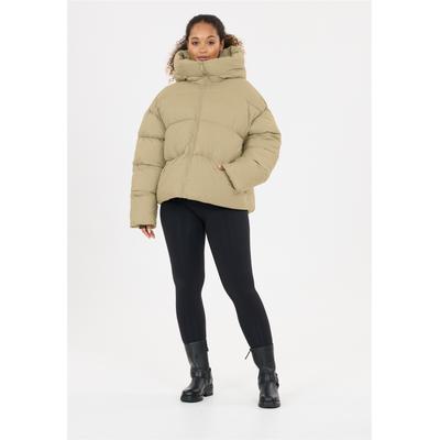 Outdoorjacke ATHLECIA "Breya", Damen, Gr. 34, beige (braun), 100% Polyester, unifarben, normal, ohne Ausschnitt, Jacken Outdoorjacke, mit hochwertiger Primaloft-Isolierung